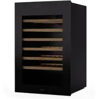 Klarstein Rhone 59 Uno Weinkühlschrank | 59 Flaschen | LED-Steuerung | Push-to-Open | leise Schwarz