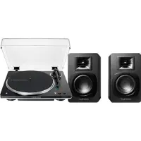 Audio-Technica AT-LP70xBT Schwarz + ATH-SP3X Schwarz