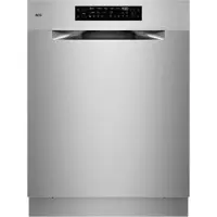 AEG Unterbaugeschirrspüler "GU8200A2SCM", Energieeffizienz: A, silberfarben, Geschirrspüler, Leise Spülmaschine 38 dB kraftvoll gegen Eingebranntes bei 8,4l Wasser, Unterbaugeschirrspüler