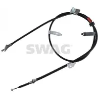 SWAG Seilzug, Feststellbremse 33110634 hinten rechts für TOYOTA