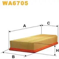 WIX FILTERS Luftfilter WA6705
