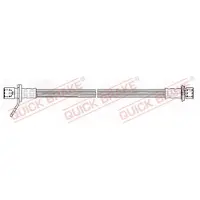 Quick Brake Bremsschlauch 27.092, Links