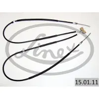 Linex Handbremsseil 15.01.11 Hinten für FORD Fiesta Mk4 Schrägheck (JAS, JBS) 1635/1450/1582/1395mm