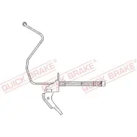Quick Brake Bremsschlauch 35.913, Links