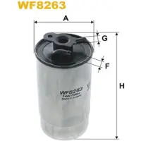 WIX FILTERS Kraftstofffilter WF8263