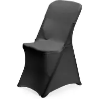 Hendi Klappstuhlbezug,, 810965 & 910989, Schwarz, 540x440x(H)840mm