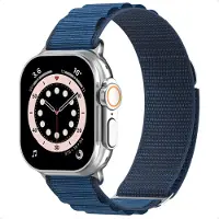 Accezz Nylon Alpine Armband für Apple Watch | 44/45/46/49 mm - Dark Blue