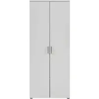 Proregal Aktenschrank Hippo Large HxBxT 200 x 80 x 41 cm 5 Fächern & 2 Flügeltüren Lichtgrau