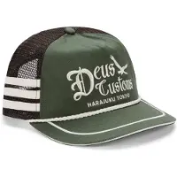 Deus Kappe Unisex Beep-Beep Trucker Pine Green