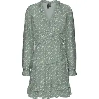 Vero Moda Smilla Langarm-midikleid