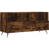 vidaXL TV-Schrank Räuchereiche 102x36x50 cm Holzwerkstoff