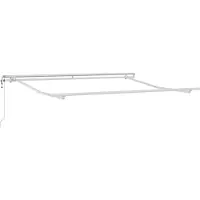 vidaXL Markisenrahmen Weiß 350 x 250 cm Aluminium