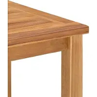 vidaXL Couchtisch Braun 45 x 45 x 36 cm Massivholz Teak