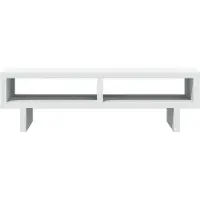 vidaXL Monitorständer Weiß 50x27x15 cm Holzwerkstoff