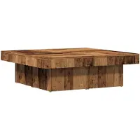 vidaXL Couchtisch Altholz-Optik 90x90x28 cm Holzwerkstoff
