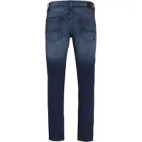 Jack & Jones Tapered-fit-Jeans "JJIMIKE mit Stretch, Used-Look und bequemer Passform" mit Abriebeffekten