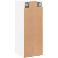 vidaXL Wandschrank Weiß 34,5x34x90 cm Holzwerkstoff