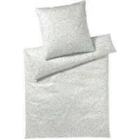 Elegante Mako-Satin-Bettwäsche-Garnitur Beauties Farbe Zartgrün Größe 135x200+80x80