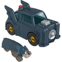 Imaginext Fisher-Price DC League of Super-Pets Ace mit Batmobile-Jet im Set