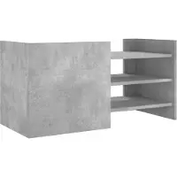 vidaXL TV-Schrank Betongrau 80x35x40 cm Holzwerkstoff