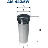 FILTRON AM 442/5W Sekundärluftfilter 21041296 3979928 23429018 für VOLVO 7500 für PLAXTON CENTRO