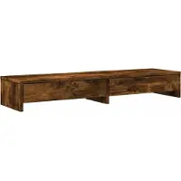 vidaXL Monitorständer mit Schubladen Betongrau 50x27x15 cm