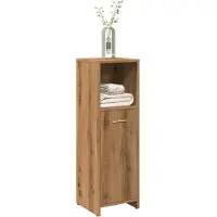 vidaXL Badschrank Artisan-Eiche 30x30x95 cm Holzwerkstoff