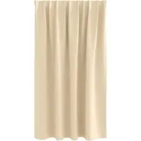 vidaXL Verdunkelungs-Vorhänge mit Ringen 2 pcs Creme 140 x 140 cm