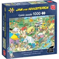 Jan van Haasteren Camping Im Wald Puzzle 1000 Stücke