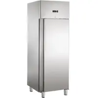 GastroHero Kühlschrank SNACKH400TN | GN 1/1 | 429 Liter | Gewerbekühlschrank Edelstahl | -2°C bis +8°C | Gastronomie | LED-Innenbeleuchtung