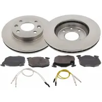 F.BECKER Bremsensatz, Scheibenbremse 13810360 belüftet 238mm 20mm für PEUGEOT CITROËN NISSAN RENAULT