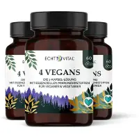 Echt Vital 4 Vegans - Die 1 Kapsel-Lösung 3x60 St Kapseln