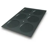 Schneider - Backform aus Silikon Biskuit, 40 x 60 cm, Ø 160 mm, Höhe: 10 mm