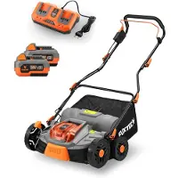 FUXTEC 40V Akku-Vertikutierer SET FX-E2VE38SET