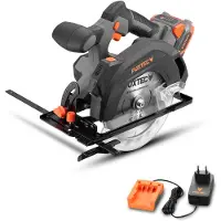FUXTEC 20V Akku Handkreissäge FX-E1CS20 SET mit 1 x Akku 4Ah, 1 x Ladegerät 1A
