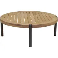 Stern Taro Beistelltisch Aluminium/Teak
