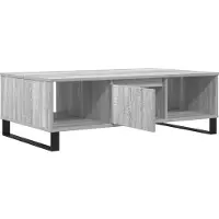 vidaXL Couchtisch Grau Sonoma 104x60x35 cm Holzwerkstoff