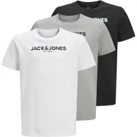 JACK&JONES JUNIOR 3er-Set T-Shirts Harry 12272651 Bunt Regular Fit