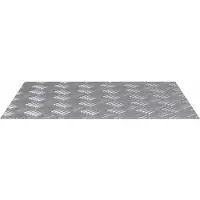 vidaXL Treppe Tritt 2 stk. 60 x 50 cm Silber Aluminium Rechtwinklig
