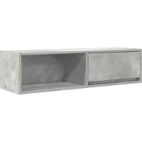 vidaXL TV-Schränke 2 Stk. Betongrau 100x31x25,5 cm Holzwerkstoff