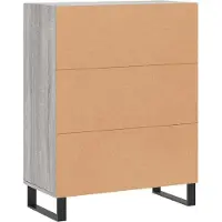 vidaXL Sideboard Grau Sonoma 69,5x34x90 cm Holzwerkstoff
