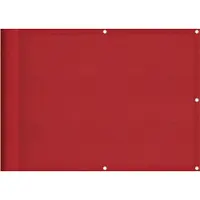 vidaXL Balkon-Sichtschutz Rot 75x1000 cm 100 % Polyester-Oxford