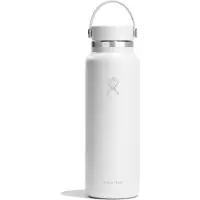 Hydroflask - Wide Mouth With Flex Cap 2.0 - Isolierflasche Gr 1183 ml weiß/grau