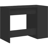 vidaXL Schreibtisch Schwarz 102x50x75 cm Holzwerkstoff