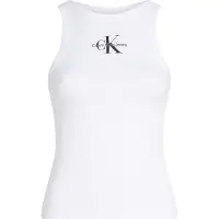Calvin Klein Jeans Top Monologo J20J225301 Weiß Slim Fit
