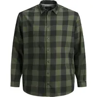 Jack & Jones Gingham Plus Size Langarmhemd