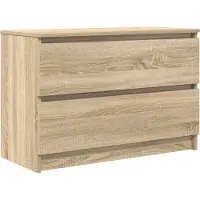 vidaXL TV-Schrank Sonoma-Eiche 80x35x54 cm Holzwerkstoff