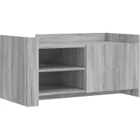 vidaXL Couchtisch Grau Sonoma 100x50x50 cm Holzwerkstoff