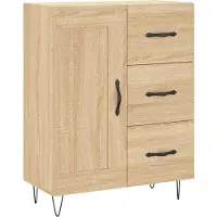 vidaXL Sideboard Sonoma-Eiche 69,5x34x90 cm Holzwerkstoff