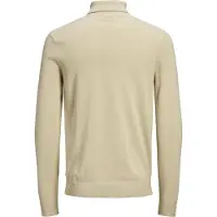 Jack & Jones Emil Knit Roll Neck Detail Melange Pullover